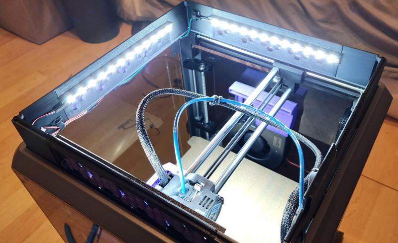 Creality K1 LED Light Strips Addon for Hexagon Accents Risers