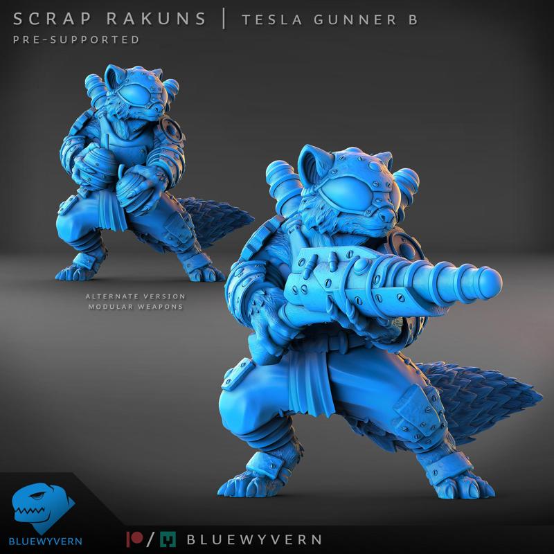 Scrap Rakuns - Tesla Gunner B (Modular)