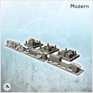 Set of fortified positions and ammunition reserves for modern infantry (4) - Cold Era Modern Warfare Conflict World War 3 RPG  Post-apo