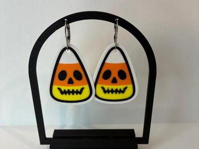 Candy corn earrings