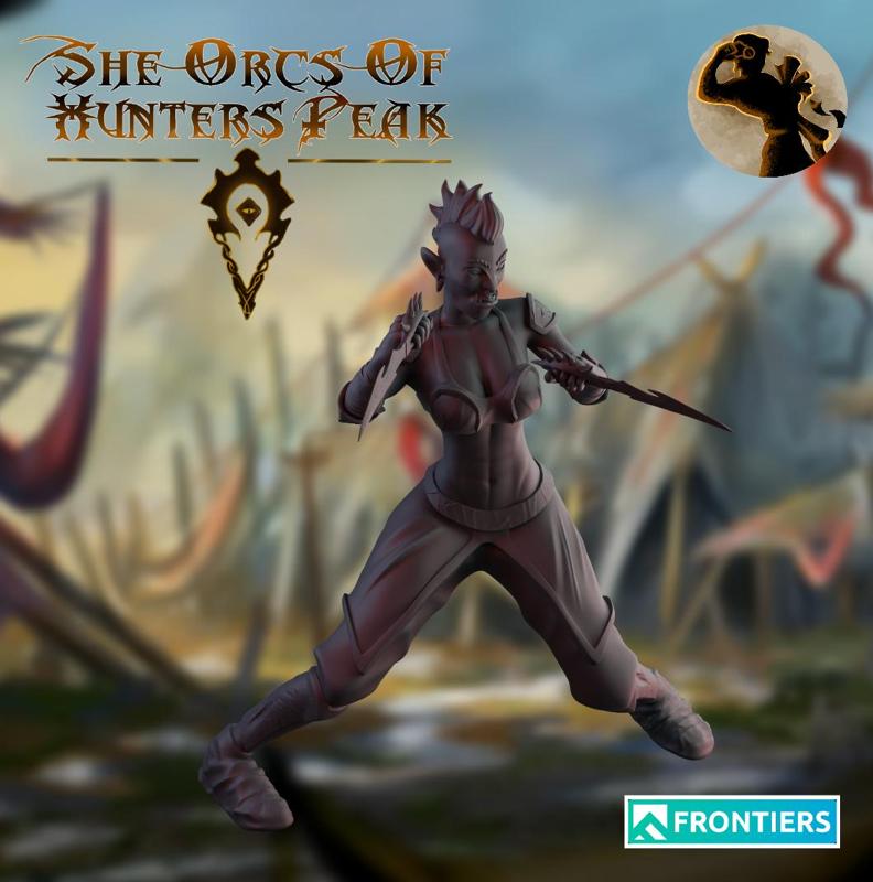 Shrigu Bladedancer | Get 20+ Orcs and 10+ items on our "She-orcs of Hunters Peak" Frontier LIVE NOW!