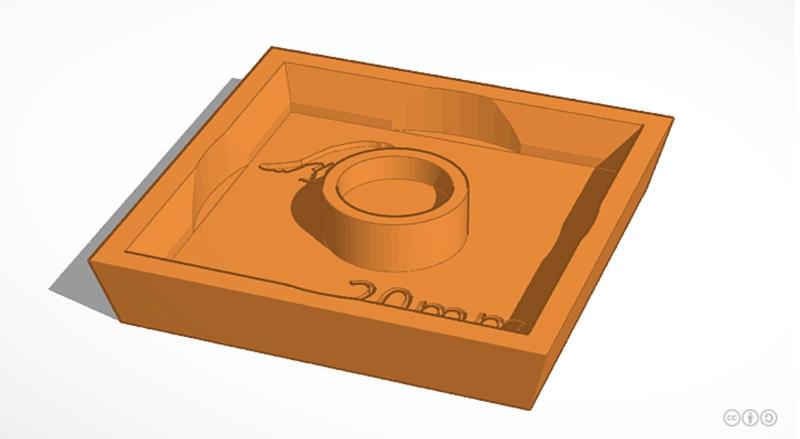 20mm square base (Magnetic)