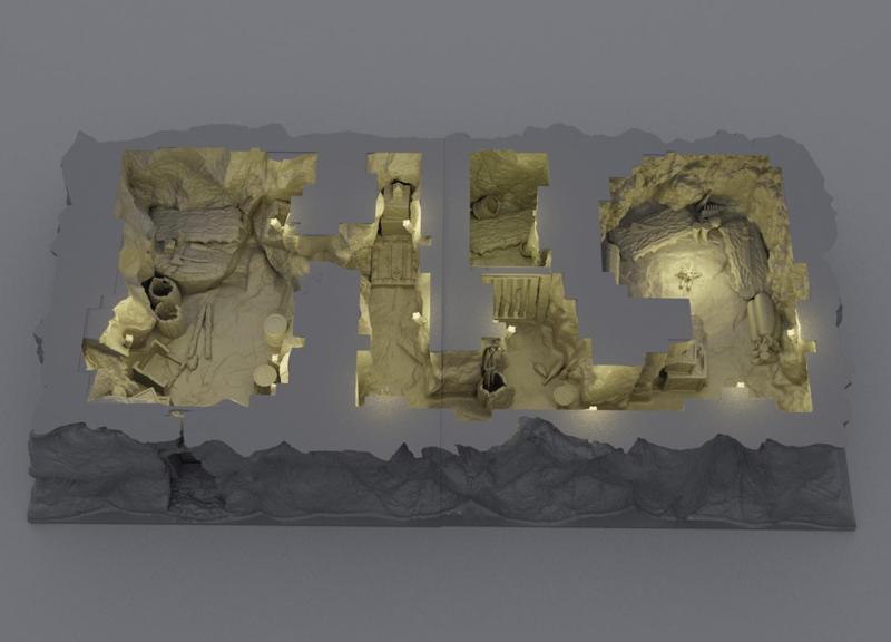 Small Bandit Hideout - Tabletop Terrain - 28 MM