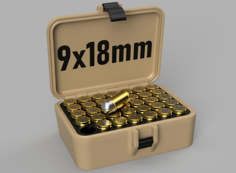 9x18 Makarov ammo box