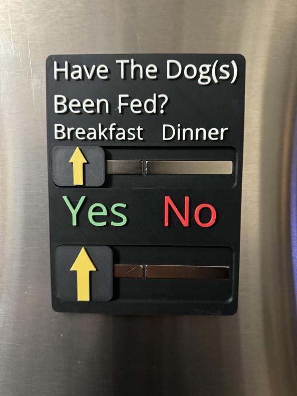 Dog Fed Sign