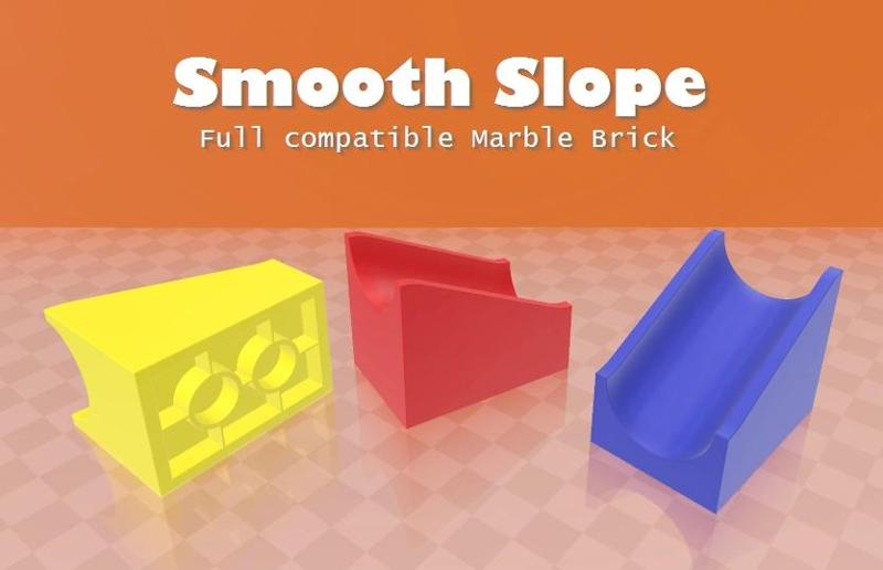 Smooth Slope - Lego Duplo / Hubelino compatible