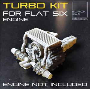 TWIN TURBO KIT COMPATIBLE WITH OUR FLAT SIX ENGINE - 1-24TH
