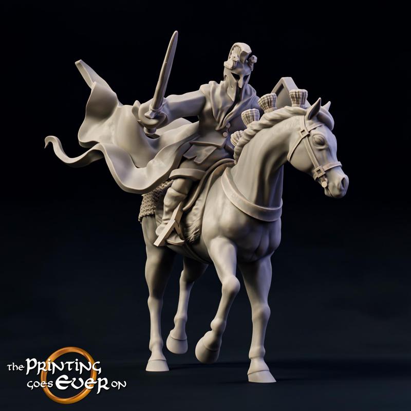 Dark Myrmidon - Mounted - Presupported