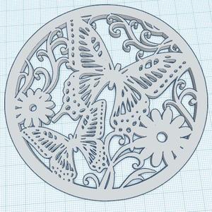 Butterflies in a circle
