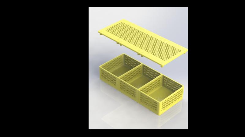 Silca gel box (160x70x32 mm)