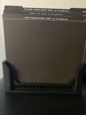 Druckblechhalter für Prusa MK3S+ und MK4, for Prusa MK3S+ and MK4 Steel plate holder