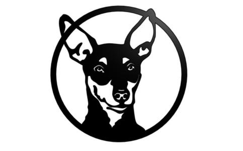 Dog Head wall art 2