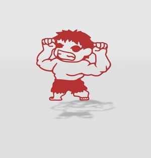 wall decor hulk chibi