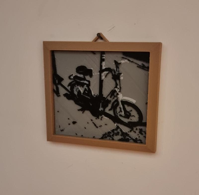 CIAO - Little painting with frame