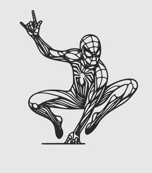 Spiderman wallart