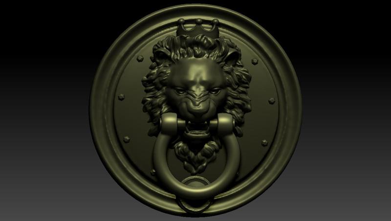 Lion Head Door Knocker