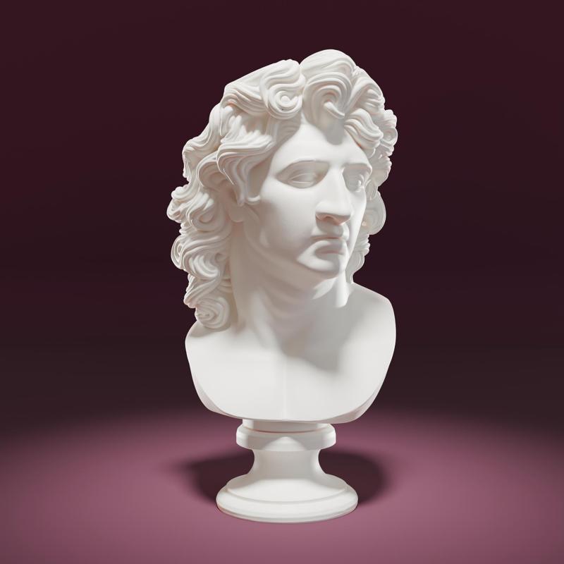 Bust of Alexander the great statue