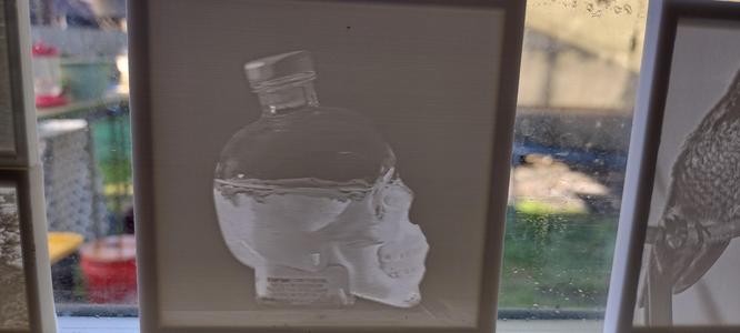 Skull Lithophane