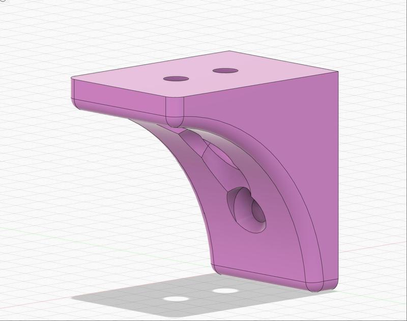 Simple strong 90 degree bracket