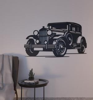 ANTIQUE CAR WALL DECORATION 2D WALL ART