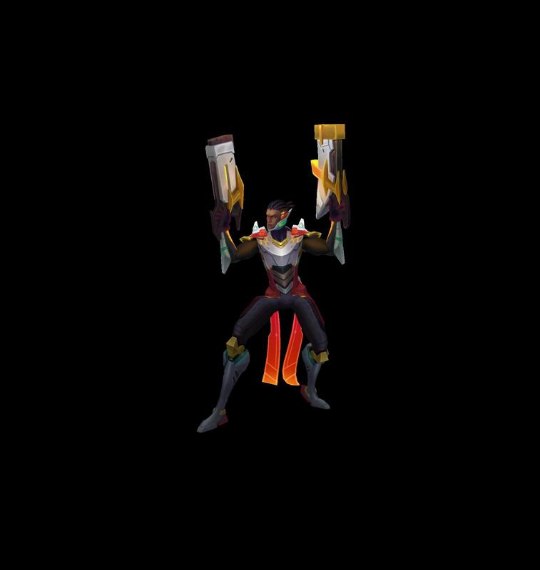 Strike Paladin Lucian League of Legends 3D print model