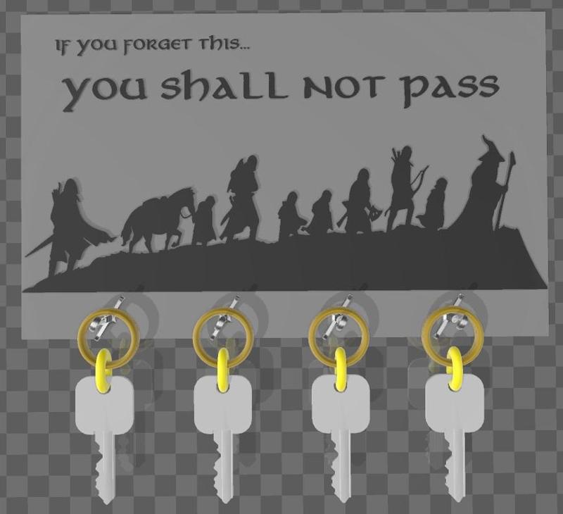 HANGER KEYS - KEY HANGER LOTR