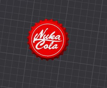 Nuka Cola Bottle Cap - Oversized - Shell