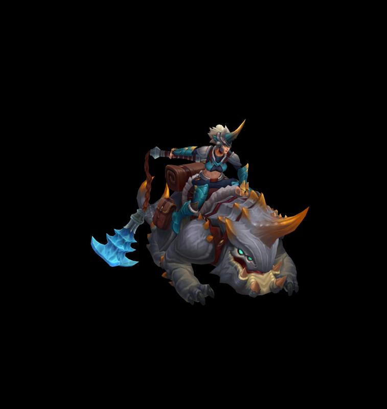 Beast Hunter Sejuani League of Legends 3D print model
