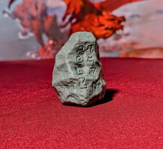 Miniature Carved Runestone - Fantasy Landmark