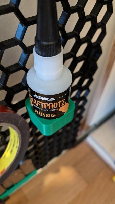 honeycomb holder for glue bootle