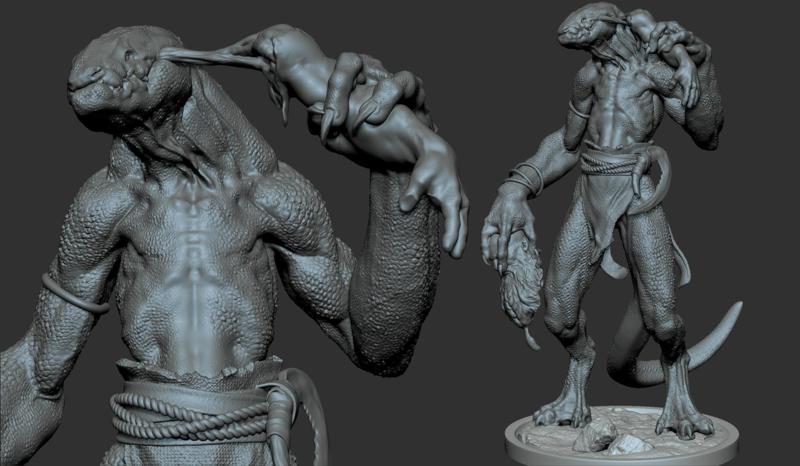 Lizardman Alterantive Pose