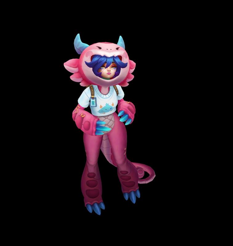 Cosplayer Neeko League of Legends 3D print model