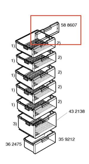 SIEMENS Freezer Flap GS29D621