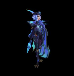 Battle Bat Xayah League of Legends 3D print model