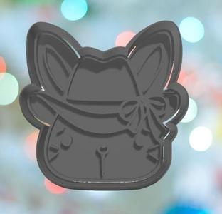 Easter Western Bunny Cookie Cutter
