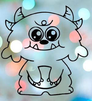 Monster 20 Cookie Cutter