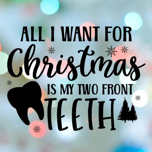 Christmas Stamp All I Want Cookie Cutter
