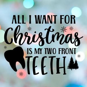 Christmas Stamp All I Want Cookie Cutter