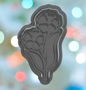 Mothers Day Periwinkle Cookie Cutter