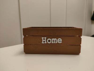 Mini wood effect box