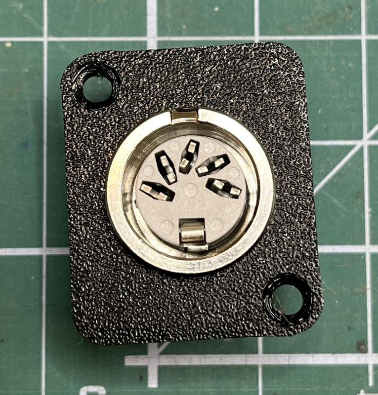 Deltron Midi connector for Neutrik D hole