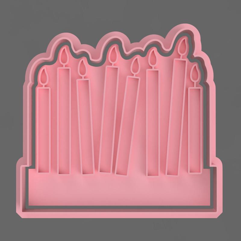COOKIE AND FONDANT CANDLE CUTTERS
