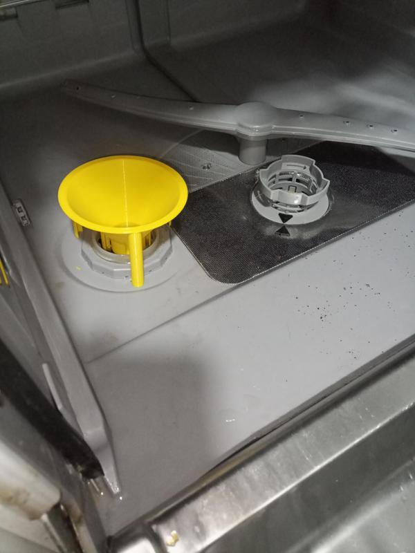 embudo sal lavavajillas