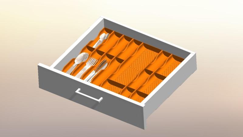 VaseTrays -Modular Drawer trays