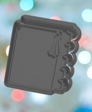 Mothers Day Journal Cookie Cutter