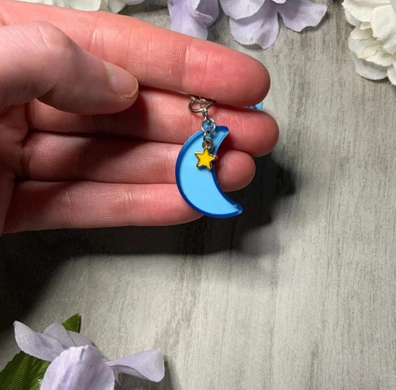 Moon Keychain (1 inch)