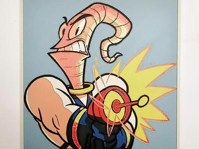 HueForge Earthworm Jim Fan Art