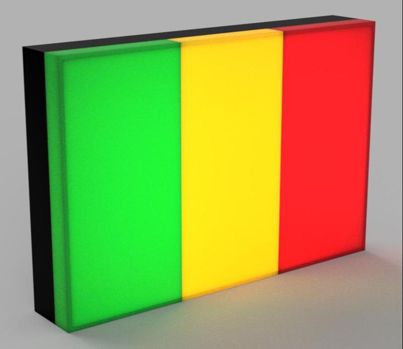 World Flags - Mali LED Lamp