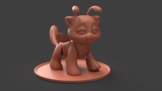 Poppy playtime Cat-Bee fan made 3d print model