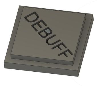 dnd miniature Debuff base